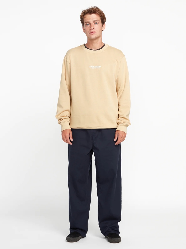 CHANDAIL À MANCHE LONGUE VOLCOM SINGLE STONE CREW - NOIR