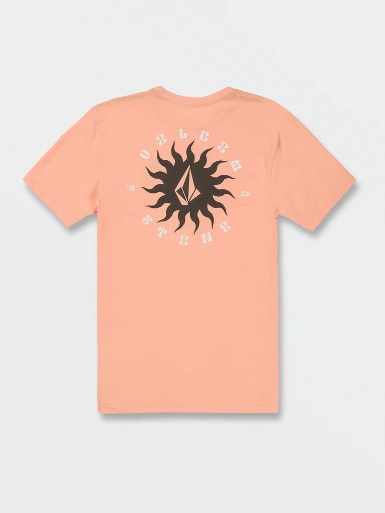 T-SHIRT VOLCOM SKATE VITALS AXEL SHORT SLEEVE TEE - DARK BLACK HEATHER