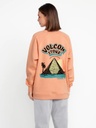 CHANDAIL À MANCHE LONGUE VOLCOM TRULY DEAL CREWNECK - HAZEY PINK