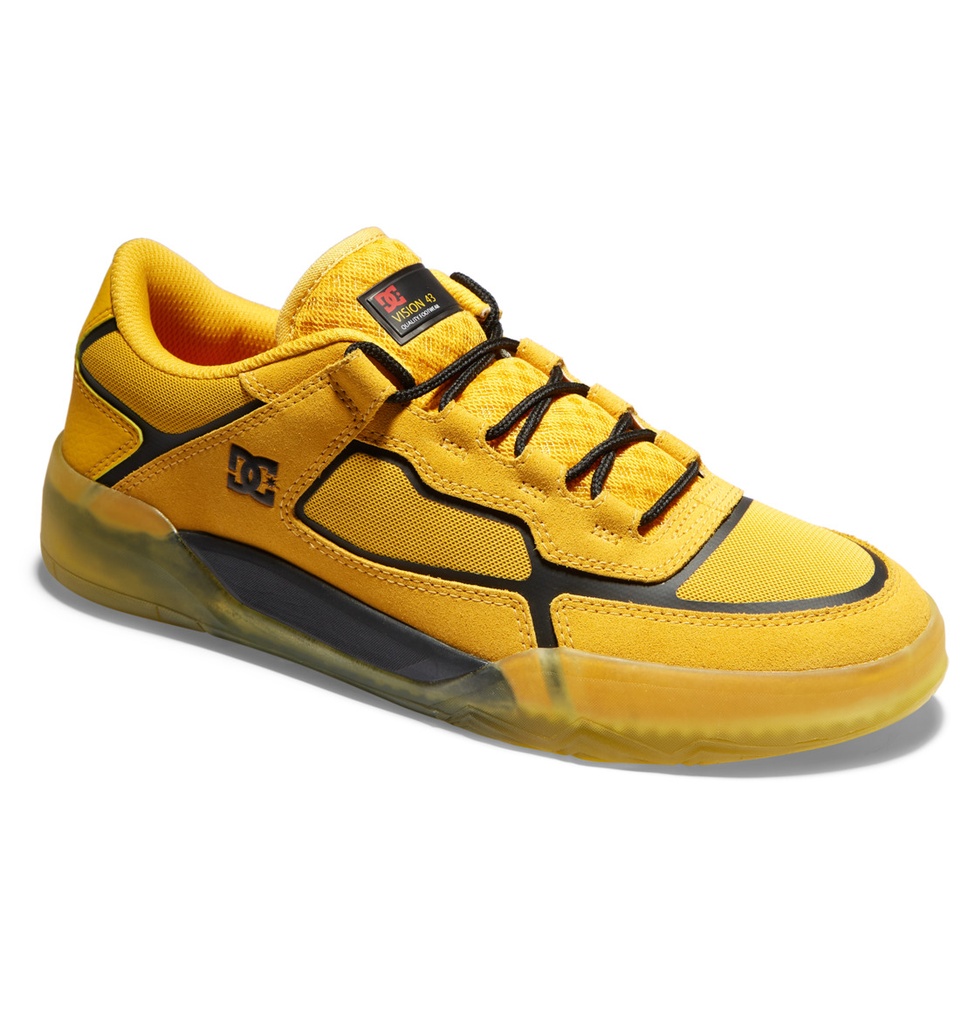 SOULIER DC METRIC SKATE SHOES - GOLD/BLACK