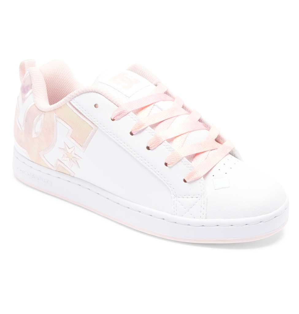 SOULIER DC COURT GRAFFIK POUR FEMME - PEACH PARFAIT