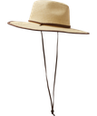 CHAPEAU RVCA DSTRAW HAT - LIGHT BROWN