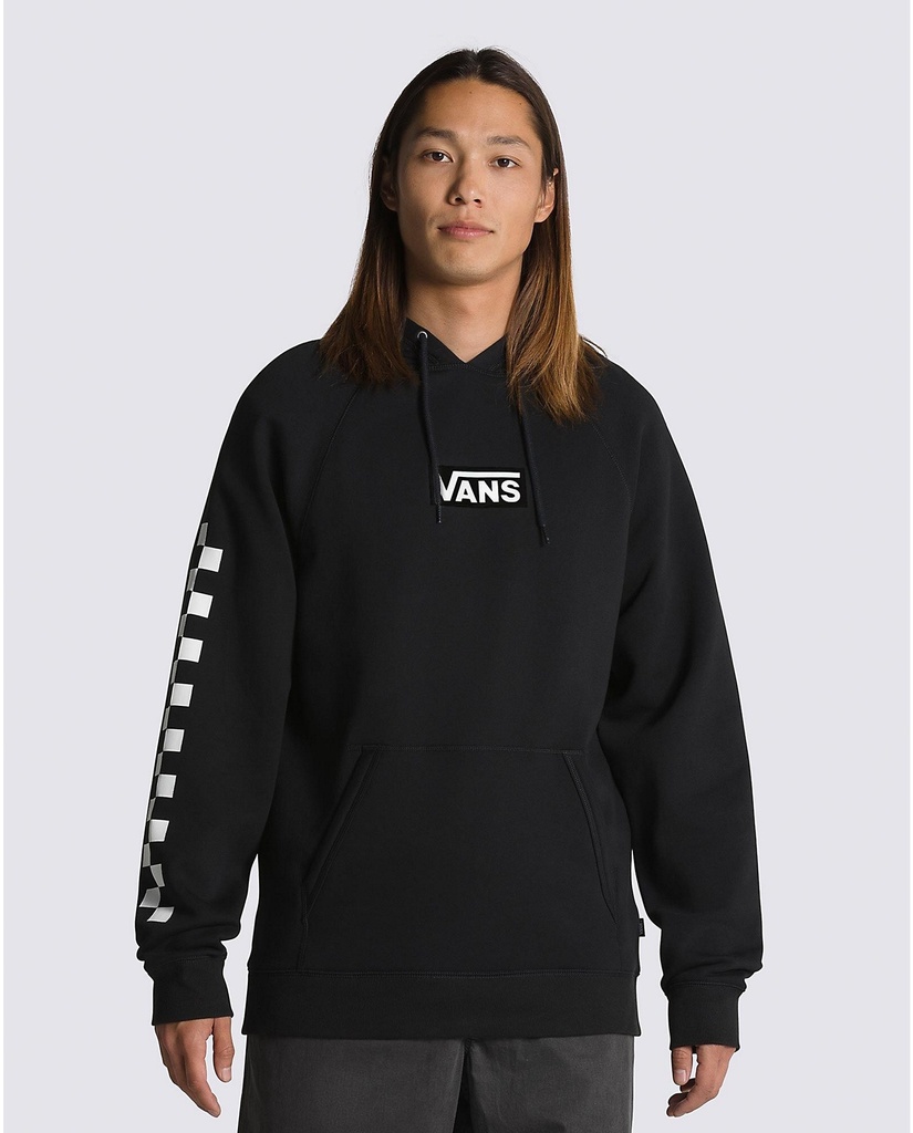 COTON OUATÉ VANS VERSA STANDARD HOODIE - NOIR/CHECKERBOARD