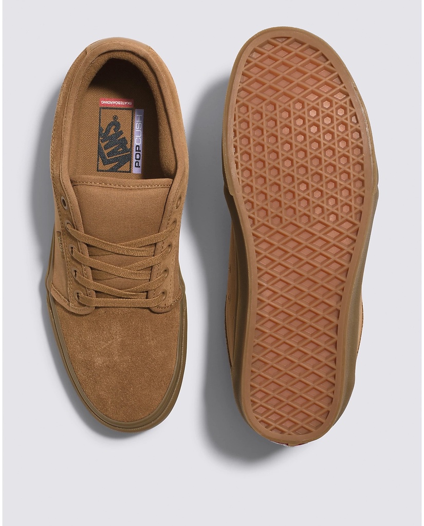 SOULIER VANS SKATE CHUKKA LOW - LIGHT BROWN/GUM