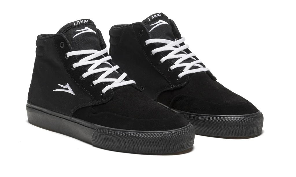 SOULIER LAKAI RILEY 3 HIGH - NOIR/NOIR/SUEDE