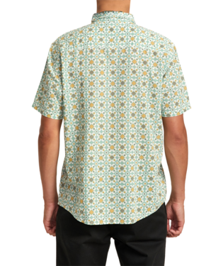 CHEMISE RVCA VACATIONIST SHORT SLEEVE SHIRT - GREEN HAZE