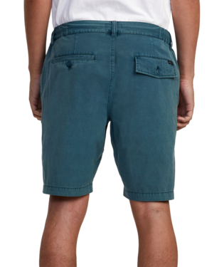 SHORT RVCA ALL TIME COASTAL RINSED HYBRID - DUCK BLUE