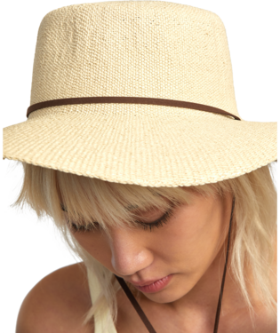 CHAPEAU RVCA PUERTO HAT - LIGHT BROWN