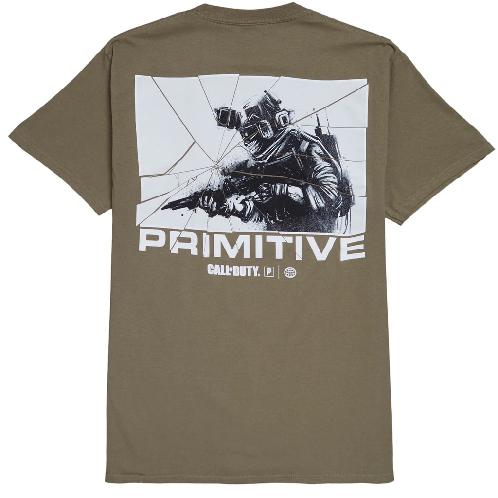T-SHIRT PRIMITIVE ALPHA TEE - SAFARI GREEN