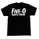 T-Shirt 5-0 Skating Crew - Noir