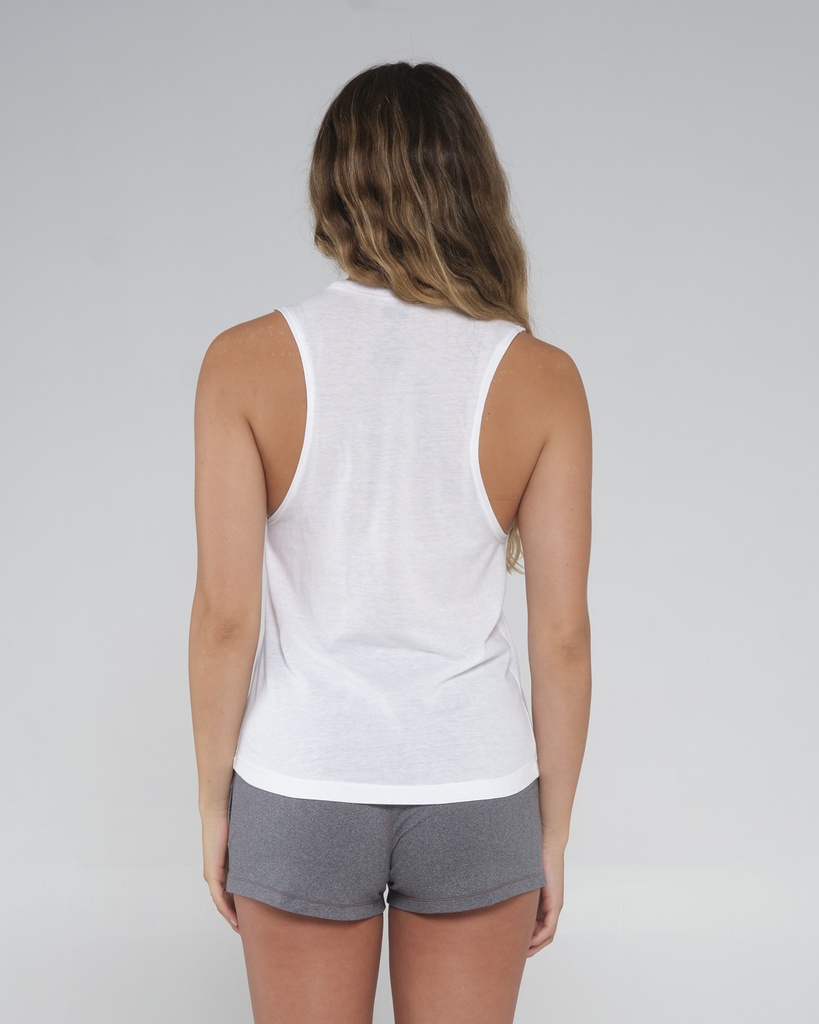 CAMISOLE SALTY CREW SUMMER VIBE MUSCLE TANK POUR FEMME - BLANC