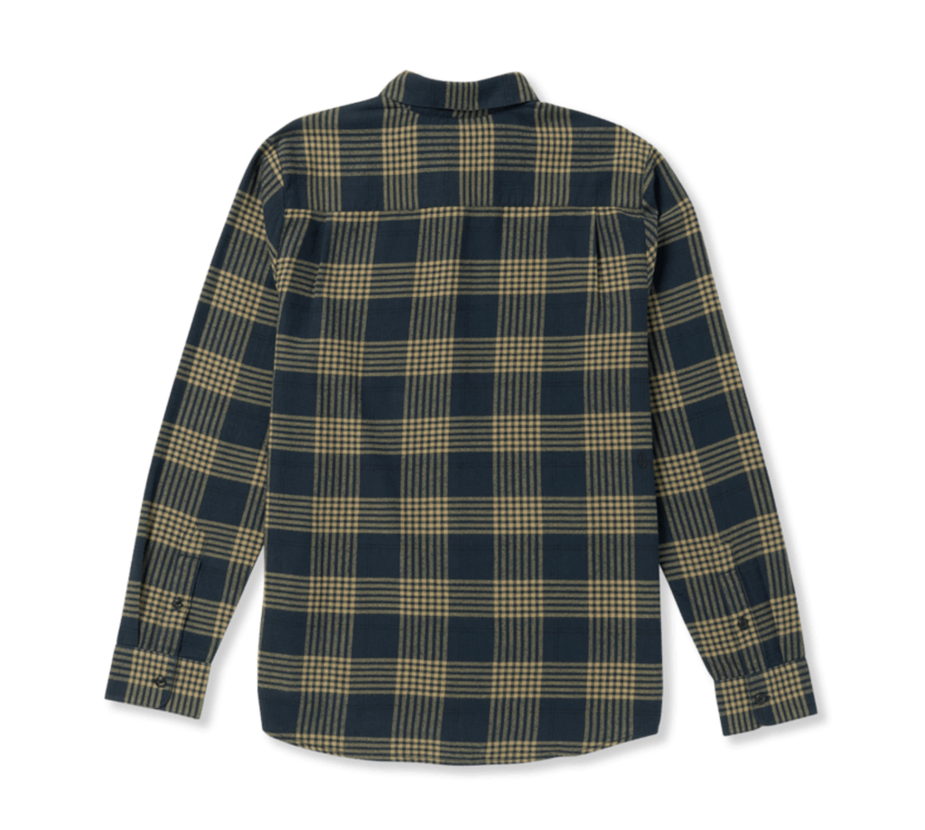 CHEMISE VOLCOM CADEN PLAID LONG SLEEVE - NAVY