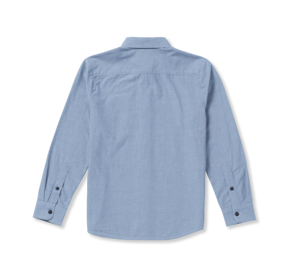 CHEMISE VOLCOM JUNIOR PLAY DATE KNIGHT LONG SLEEVE - CHAMBRAY