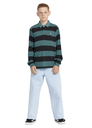 POLO VOLCOM JUNIOR BOLDERS POLO LONG SLEEVE - SERVICE BLUE
