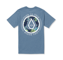 T-SHIRT VOLCOM JUNIOR LINKFILL SHORT SLEEVE TEE - INDIGO RIDGE HEATHER