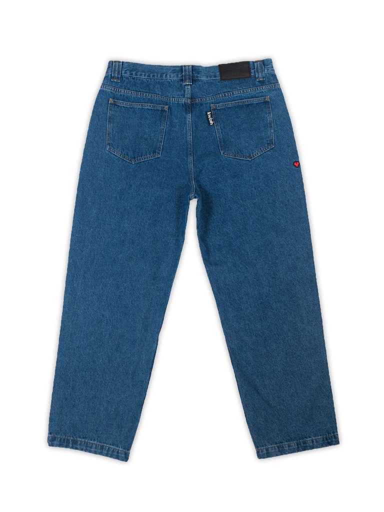 PANTALON LOVIAH 5 POCKET DENIM PANTS - MEDIUM INDIGO WASH