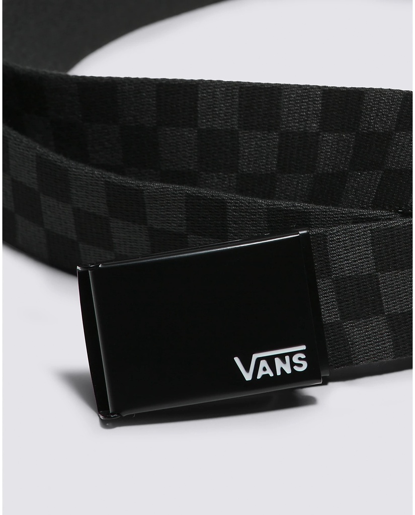 CEINTURE VANS LONG DEPPSTER WEB - NOIR/CHARCOAL