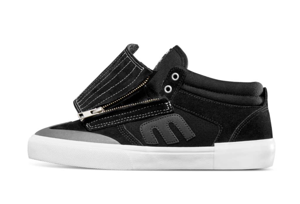 SOULIER ETNIES WINDROW VULC MID - BLACK/WHITE/SILVERNOIR