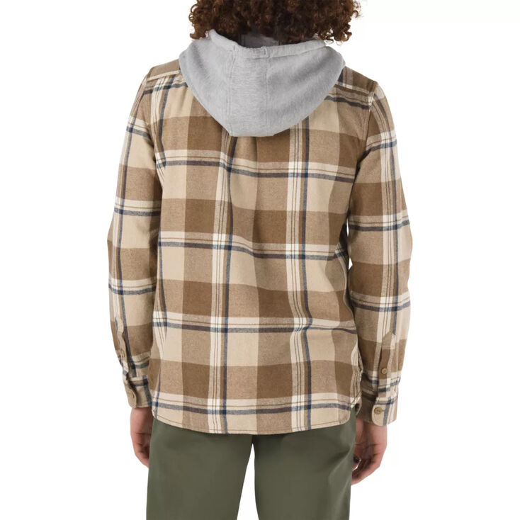 CHEMISE VANS LOPES HOODED SHIRT - DIRT