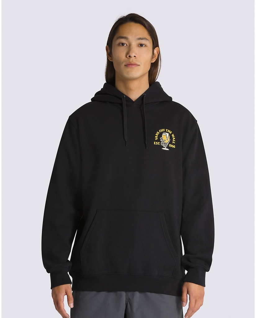 COTON OUATÉ VANS THE COOLEST IN TOWN PULL OVER HOODIE - NOIR
