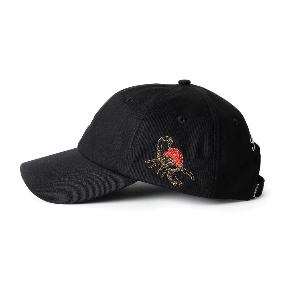 CASQUETTE PRIMITIVE SCORPIO STRAPBACK - NOIR