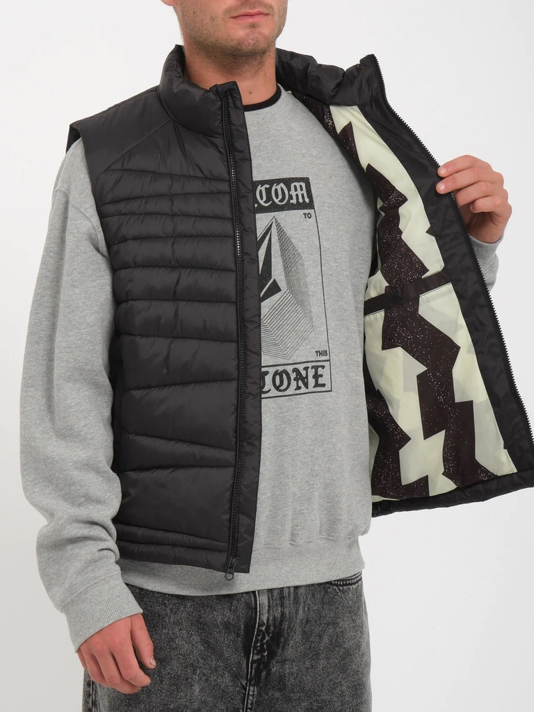 VESTE VOLCOM EARTH TRIPPER PUFF VEST - NOIR