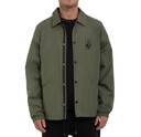 MANTEAU VOLCOM SKATE VITALS COACHES JACKET - SQUADRON GREEN