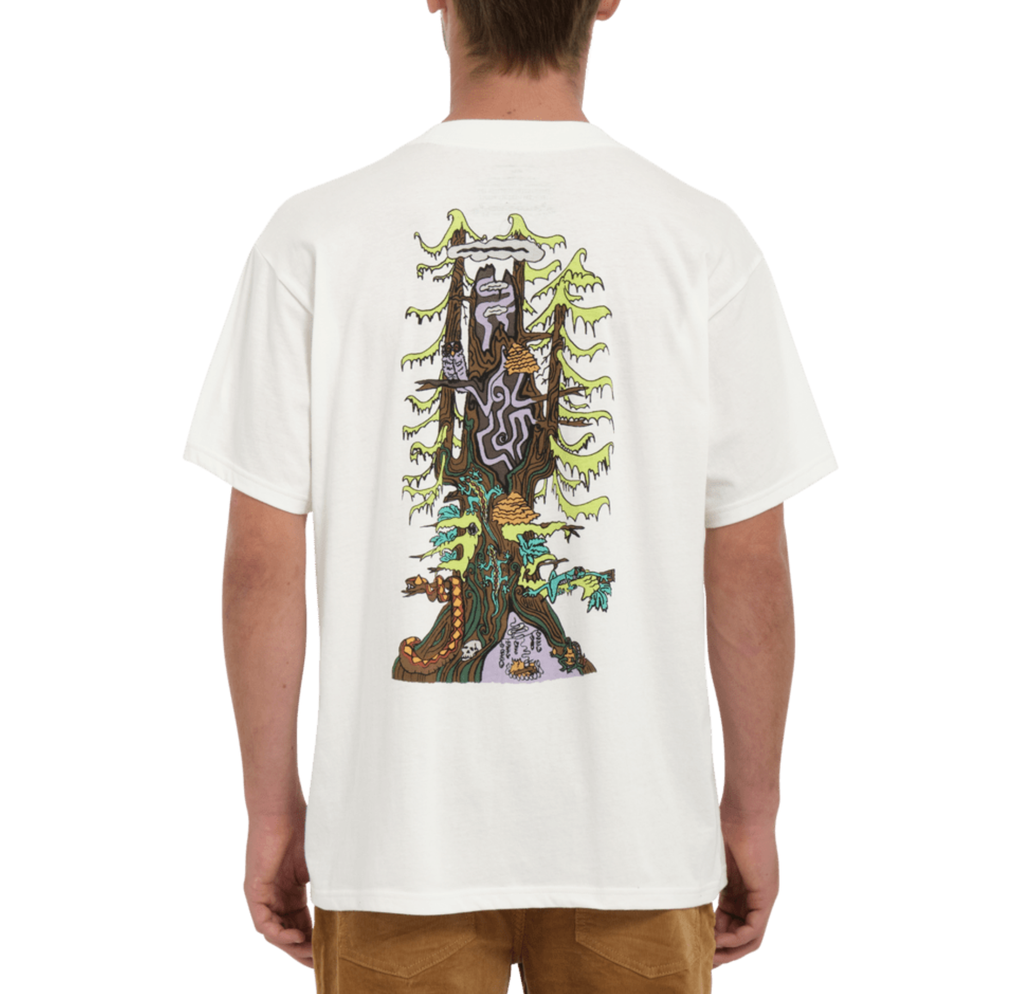 T-SHIRT VOLCOM SKATE VITALS SIMON B SHORT SLEEVE TEE - OFF WHITE