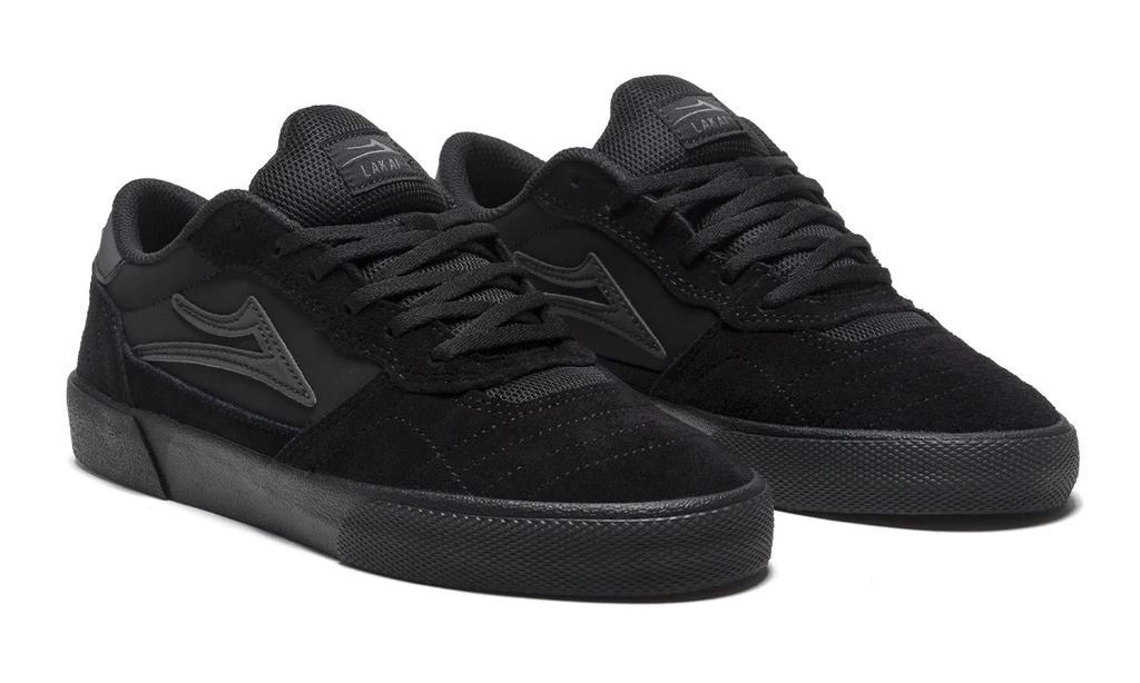 SOULIER LAKAI CAMBRIDGE - NOIR/REFLECTIVE/SUEDE