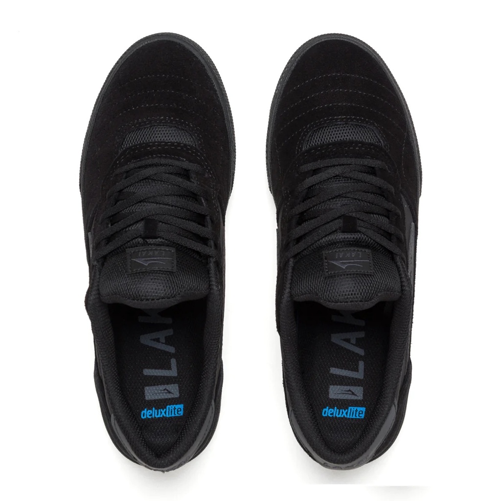 SOULIER LAKAI CAMBRIDGE - NOIR/REFLECTIVE/SUEDE