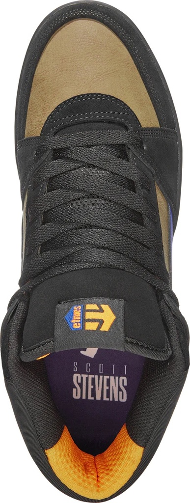 SOULIER ETNIES MC RAP HI X SCOTT STEVENS - BLACK/BROWN