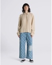 LONG SLEEVE VANS MORGAN RELAXED TOP - OATMEAL