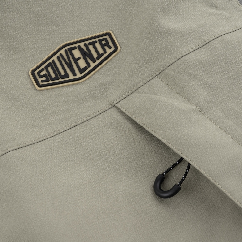 MANTEAUX SOUVENIR 3 LAYER RIPSTOP SHELL JACKET - MUSHROOM/MUSH