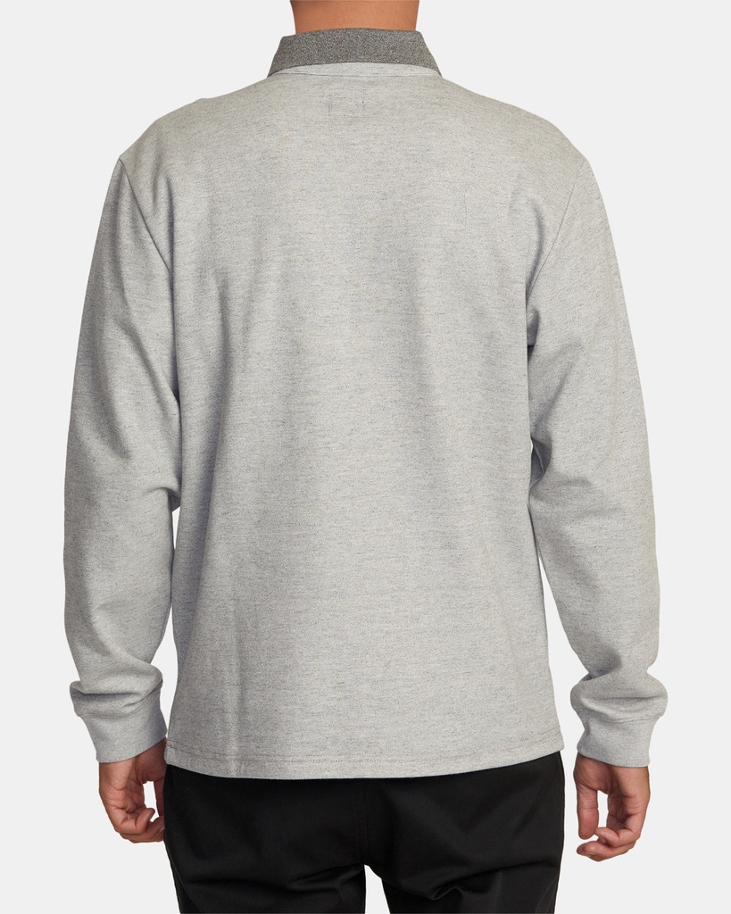 POLO RVCA BEN HORTON SPORT LONG SLEEVE - CEMENT
