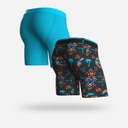 BOXER BN3TH CLASSIC BRIEF PRINT 2 PACK - BAJA/BEACH BLANKET NOIR