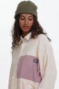 CHEMISE NOTICE THE RECKLESS HAZY POLAR SHIRT - CREAM