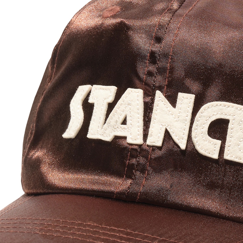 CASQUETTE STANCE SATIN STANDARD HAT - DARKBROWN