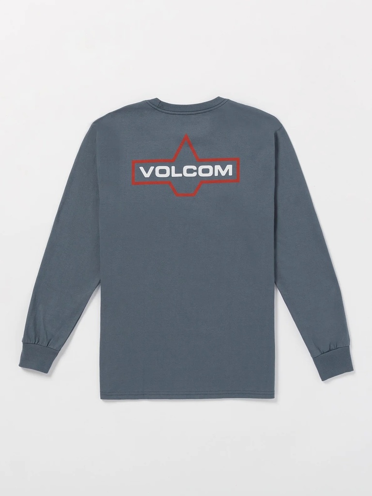 LONG SLEEVE T-SHIRT VOLCOM SKATE VITALS RELICS - BAJA INDIGO
