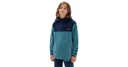 COTON OUATÉ VANS BLOCKED FLEECE QUARTER ZIP PULL OVER - NORTH ATLANTIC/DRESS BLUES