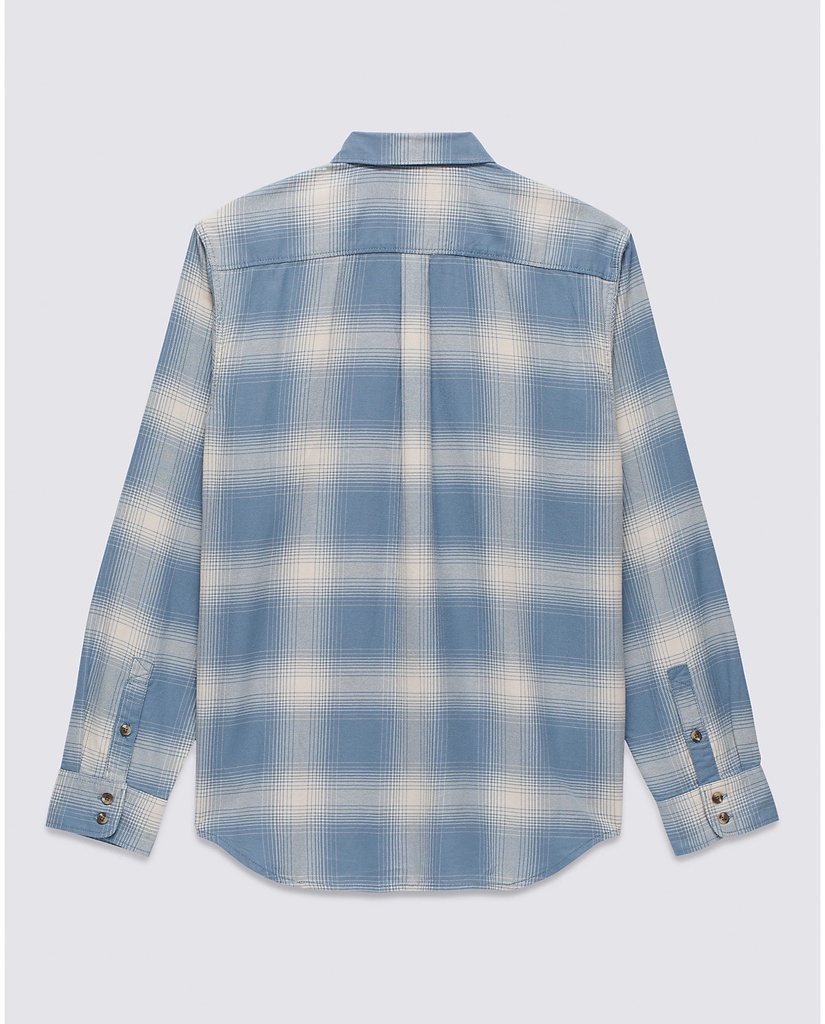 CHEMISE VANS MONTEREY III BUTTONDOWN SHIRT - BLUE MIRAGE/OATMEAL