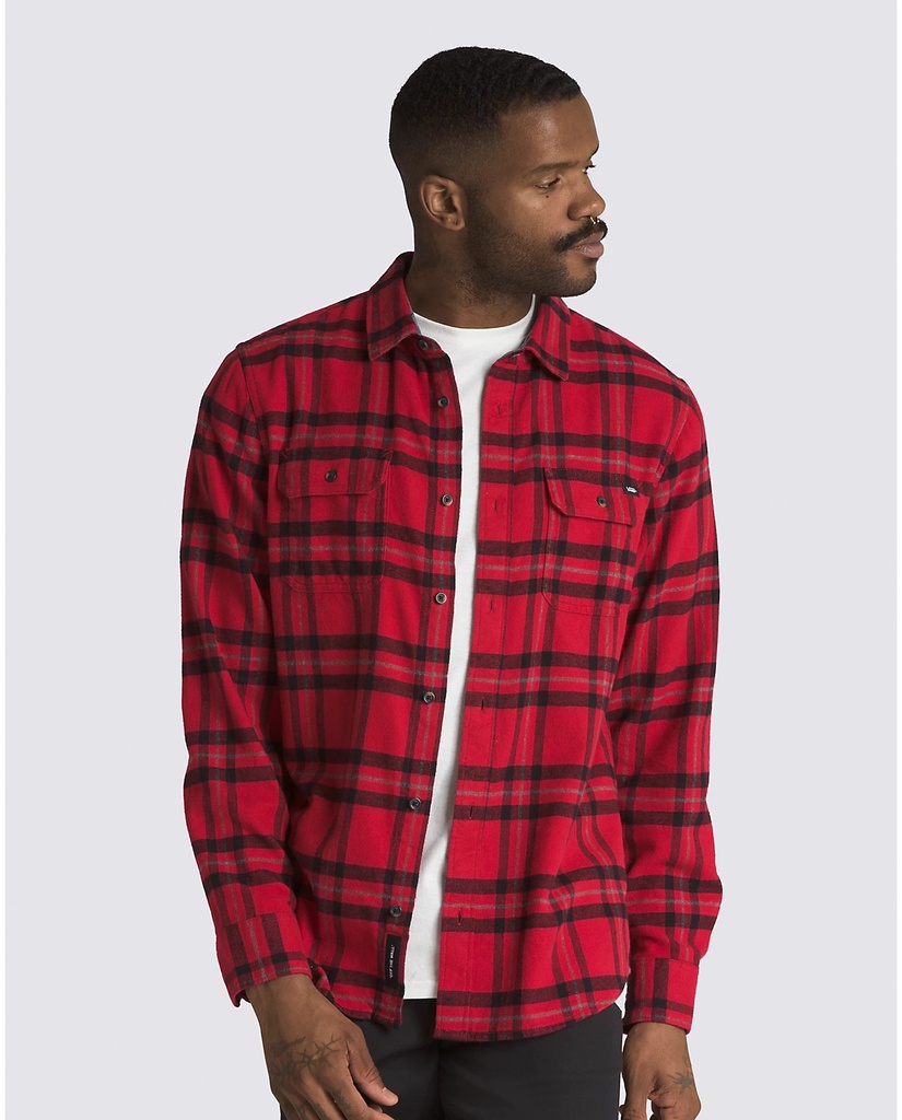 CHEMISE VANS WESTMINSTER SHIRT - CHILI/PEPPER BLACK