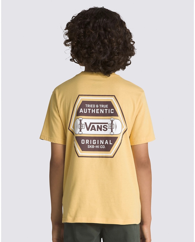 T-SHIRT VANS JUNIOR SK8 AUTHENTIC 66 - OCHRE