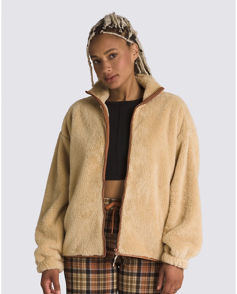 COTON OUATÉ VANSVISTA MOCK NECK ZIP POUR FEMME - MOJAVE DESERT