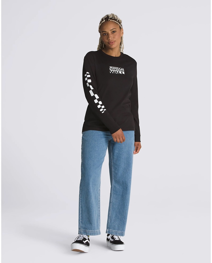 LONG SLEEVE T-SHIRT VANS JINX LONG SLEEVE BFF POUR FEMME - NOIR