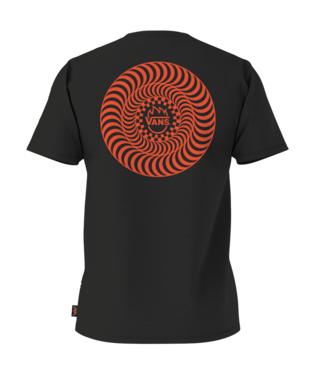 T-SHIRT VANS X SPITFIRE WHEELS SHORT SLEEVE TEE - NOIR