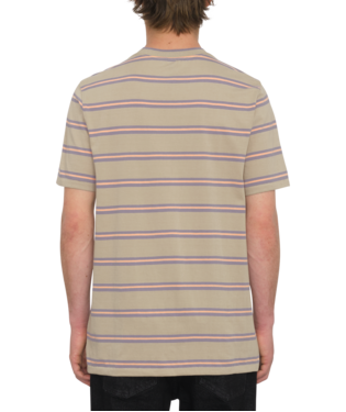 T-SHIRT VOLCOM V ENT HOCKEY DAD CREW SHORT SLEEVE - LIGHT KHAKI