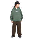 COTON OUATÉ VOLCOM JUNIOR WORKARD PULL OVER - FIR GREEN