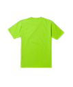 T-SHIRT VOLCOM ENFANTS STICKER STAMP SHORT SLEEVE - ELECTRIC GREEN