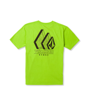 T-SHIRT VOLCOM ENFANT REPEATER SHORT SLEEVE - ELECTRIC GREEN