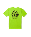 T-SHIRT VOLCOM ENFANT REPEATER SHORT SLEEVE - ELECTRIC GREEN